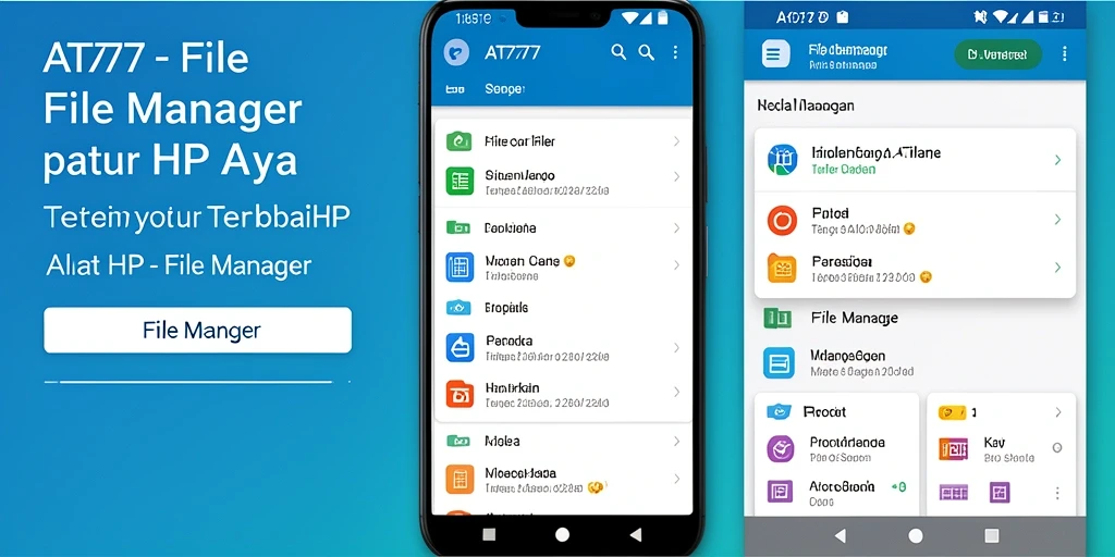 Tampilan antarmuka AT777 yang user-friendly dan fungsional.