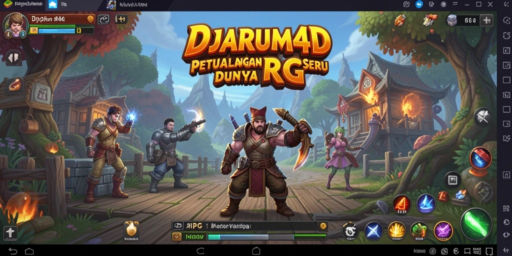Tampilan antarmuka <strong>DJARUM4D</strong> yang menawan untuk pengalaman RPG yang mendalam.