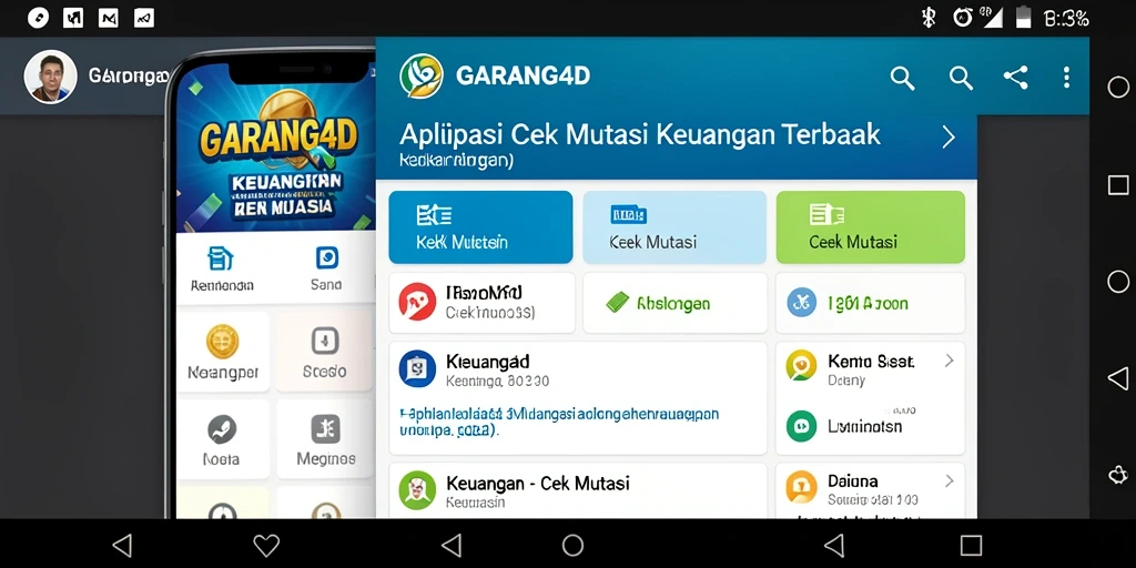 Tampilan antarmuka utama GARANG4D yang sederhana dan mudah dipahami.