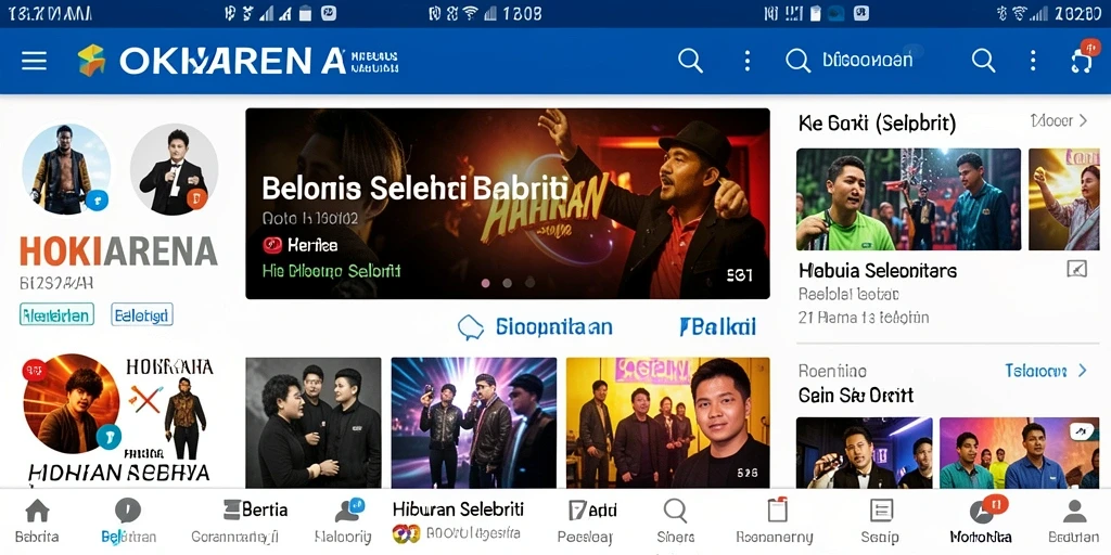 Tampilan HOKIARENA yang menarik dan mudah digunakan.
