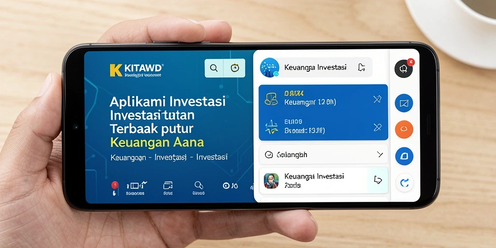 Antarmuka pengguna KITAWD yang intuitif dan informatif untuk investasi.