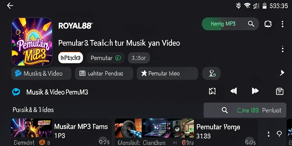 Tampilan antarmuka pengguna ROYAL88 yang menarik dan fungsional.