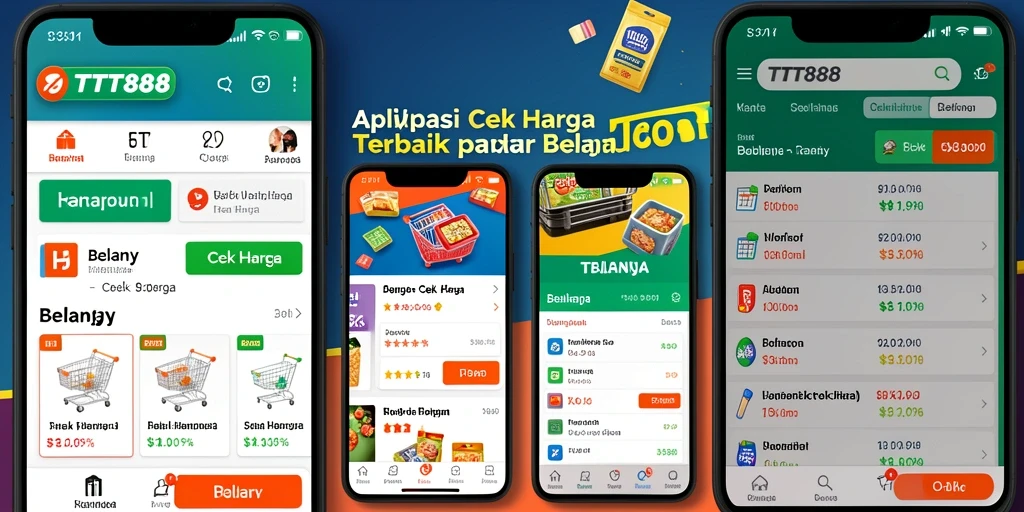 Tampilan antarmuka aplikasi Cek Harga TTT888 yang user-friendly.
