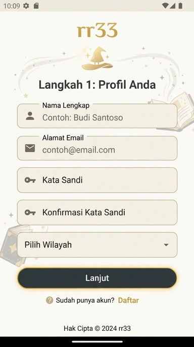 Panduan Daftar Akun Baru rr33 untuk Pengguna Android